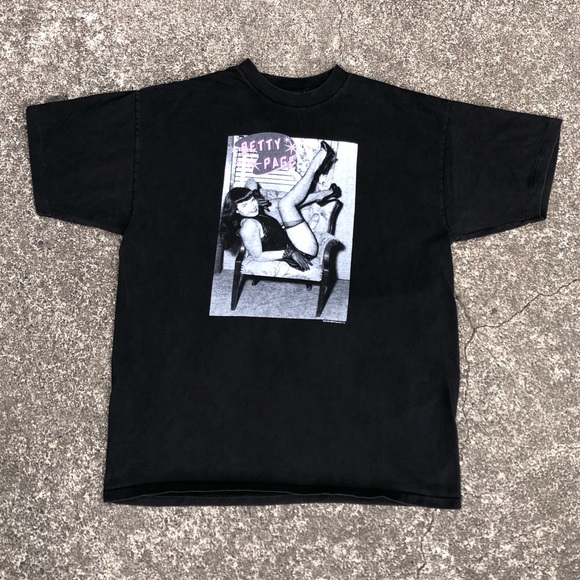 Vintage Other - 1997 Betty Page Fashion Victim T Shirt
